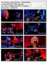 Клип David Gilmour - Remember A Day (HD 720p) (2008)