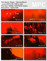 Клип Slayer - Raining Blood (Live) HD 1080p (2007)