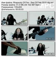 Клип Rhapsody Of Fire - Sea Of Fate (2010)