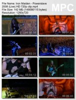 Клип Iron Maiden - Powerslave (Live) HD 720p (2008)