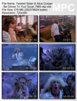 Клип Twisted Sister & Alice Cooper - Be Chrool To Your School (1985)