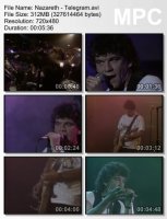 Клип Nazareth - Telegram (Live) (1985)