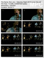 Клип Bon Jovi - Saturday Night (Live) (2010)