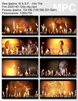 Клип W.A.S.P. - Into The Fire (HD 720p) (2009)