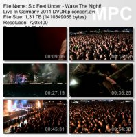 Six Feet Under - Wake The Night! Live In Germany DVDRip (2011)