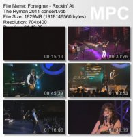 Foreigner - Rockin\\\' At The Ryman DVDRip (2011)