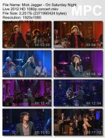 Mick Jagger - On Saturday Night Live HD 1080p (2012)