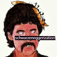 Schwarzeneggerization - Big ed\'s dead squirrel wig and magnificent mustache (2012)