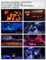 Клип Iron Maiden - Coming Home (Live) HD 720p (2012)