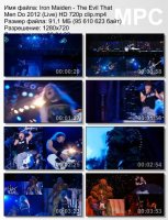 Клип Iron Maiden - The Evil That Men Do (Live) HD 720p (2012)