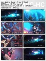 Клип Slayer - Angel Of Death (Live) HD 720p (2014)