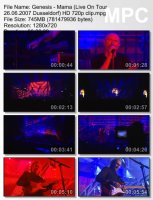 Клип Genesis - Mama (Live On Tour 26.06.2007 Dusseldorf) (HD 720p) (2007)