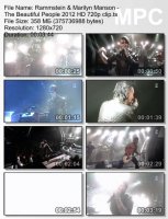 Клип Rammstein & Marilyn Manson - The Beautiful People HD 720p (2012)