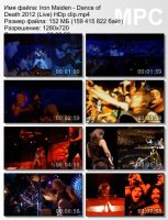 Клип Iron Maiden - Dance of Death (Live) HD 720p (2012)