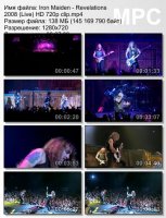 Клип Iron Maiden - Revelations (Live) HD 720p (2008)