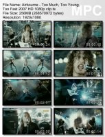 Клип Airbourne - Too Much, Too Young, Too Fast HD 1080p (2007)