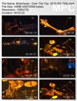 Клип Motorhead - Over The Top HD 720p (2010)