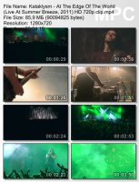 Клип Kataklysm - At The Edge Of The World (Live At Summer Breeze) HD 720p (2011)