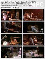 Клип Deep Purple - Space Truckin (Remastered Version) HD 720p (1973)