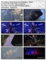 Motorhead and Metallica - Rock im Park (HD 720p) (2012)