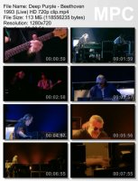 Клип Deep Purple - Beethoven (Live) HD 720p (1993)