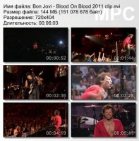 Клип Bon Jovi - Blood On Blood (2011)