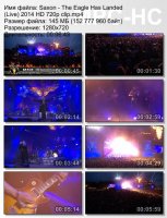 Клип Saxon - The Eagle Has Landed (Live) HD 720p (2014)
