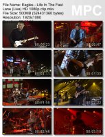 Клип Eagles - Life In The Fast Lane (Live) HD 1080p (2009)