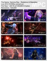 Gamma Ray - Skeletons & Majesties Live DVDRip (2012)