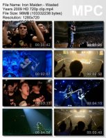 Клип Iron Maiden - Wasted Years (Live) HD 720p (2008)