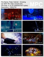 Peter Gabriel - Growing Up BDRip HD 720p (2003)
