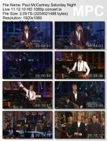 Paul McCartney - Saturday Night Live HD 1080p (2011)