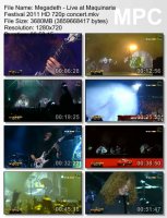 Megadeth - Live At Maquinaria Festival (HD 720p) (2011)