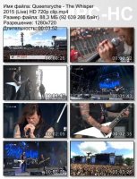 Клип Queensryche - The Whisper (Live) HD 720p (2015)