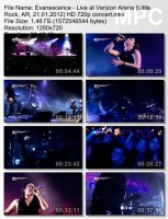 Evanescence - Live at Verizon Arena (Little Rock, AR) (HD 720p) (2012)