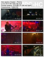 Клип Kreator - Phobia (Live) HD 720p (2014)