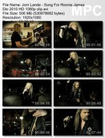 Клип Jorn Lande - Song For Ronnie James Dio HD 1080p (2010)
