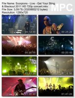 Scorpions - Live: Get Your Sting & Blackout (HD 720p) (2011)