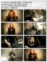 Клип Sebastian Bach - Kicking & Screaming HD 720p (2011)