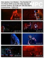 Клип Iron Maiden - The Number Of The Beast (Live) HD 720p (2008)