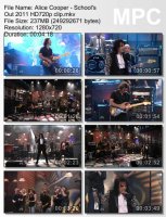 Клип Alice Cooper - School\\\'s Out HD 720p (2011)