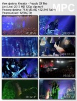 Клип Kreator - People Of The Lie (Live) HD 720p (2013)