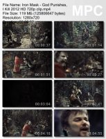 Клип Iron Mask - God Punishes, I Kill HD 720p (2012)