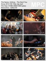 Клип Anthrax - The Devil You Know HD 720p (2012)