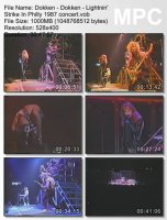 Dokken - Lightnin\' Strike In Philly (DVDRip) (1987)