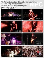 Green Day - Cigarettes And Valentines (Live) (HD 720p) (2011)