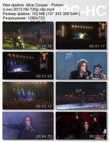 Клип Alice Cooper - Poison (Live) HD 720p (2013)