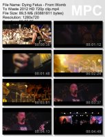 Клип Dying Fetus - From Womb To Waste HD 720p (2012)