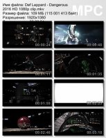 Клип Def Leppard - Dangerous HD 1080p (2016)