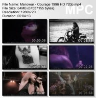 Клип Manowar - Courage HD 720p (1996)